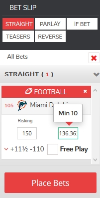 ClicknBet365 sportsbook bet slip